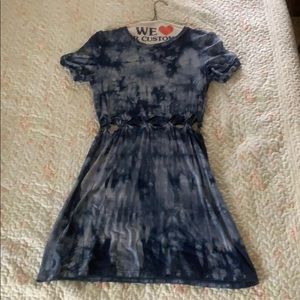 Tie-dye blue American Eagle soft and sexy dress